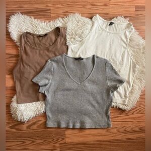 Shein Crop Top Bundle Large & X-Large